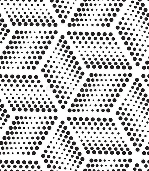 Vector Seamless Pattern Modern Geometric Dots Background Stock Vector