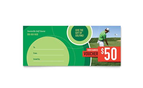 Marty fleckman holiday golf lesson certificates. Golf Tournament Gift Certificate Template - Word & Publisher