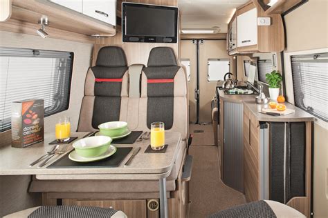 Autocruise Forte Motorhome Swivel Cab Seats Front Dinette With Two