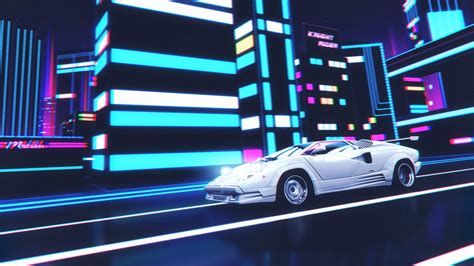 Masaüstü Lamborghini Countach Resim Araba Araç Dijital Sanat