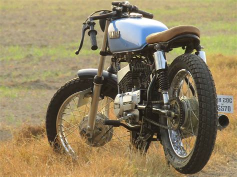 Yamaha Rx100 Modified To Cafe Racer Yamaha Old Bikes List