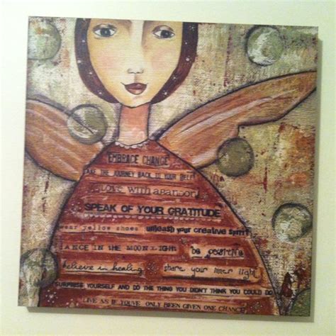 My Favourite Canvas Kelly Rae Roberts Demdaco Embrace Change Wall