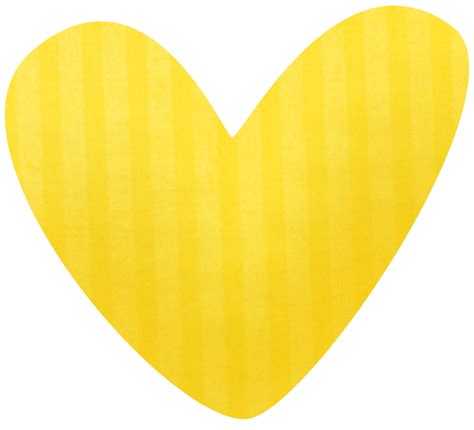 Free Yellow Heart Cliparts, Download Free Yellow Heart Cliparts png gambar png