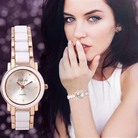 Luxury Womens Watches Stainless Steel Bracelet Wrist Watch Elegant