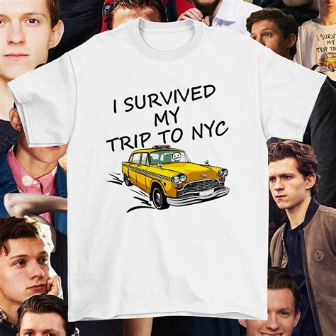 I Survived My Trip To Nyc Tom Holland Unisex T Shirt Beeteeshop