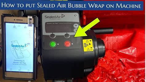How To Put Sealed Air Bubble Wrap On Machine Youtube