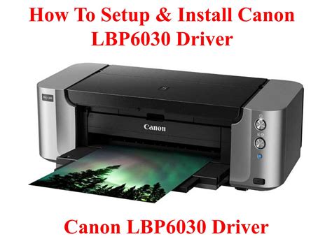 L'imprimante canon lbp 6030 offre une qualité d'impression exceptionnelle, grâce à des zones de noir intense et à une plus grande netteté d'image. Logiciel Canon Lbp6030 : Configuring Printer Ports Canon ...