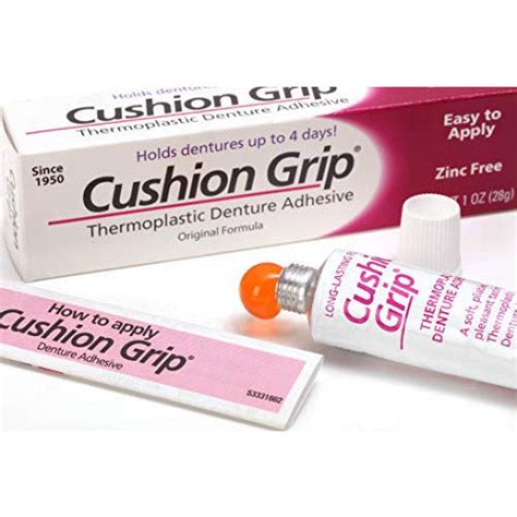Cushion Grip Thermoplastic Denture Adhesive Whitesmilenz