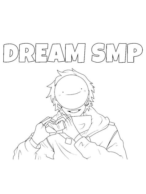 Dream Smp Coloring Pages