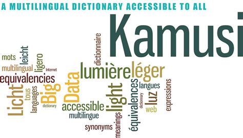 A multilingual dictionary accessible to all
