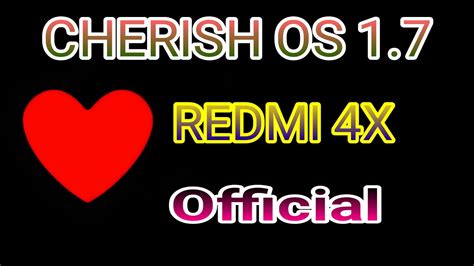 Cherish Os Rom Install Redmi 4x Youtube