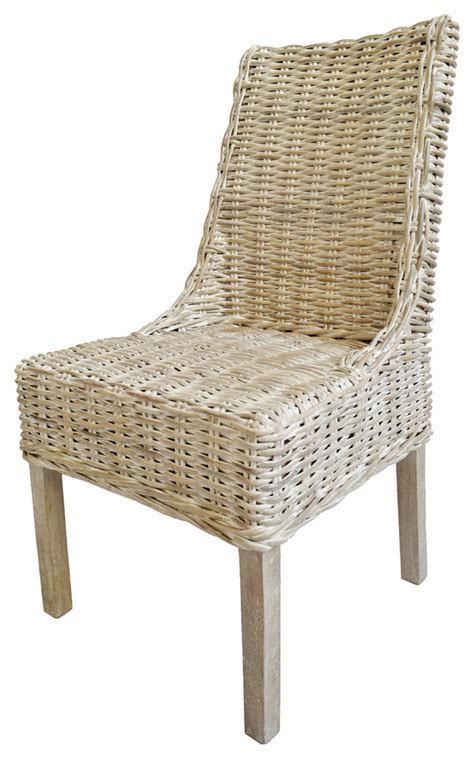 21 posts related to wicker dining chairs outdoor. Buy Design Mix Furniture White Wash Wicker Dining Chair ...