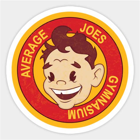 Average Joes Gym Gym Sticker Teepublic