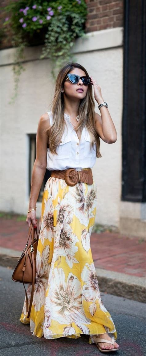 10 Outfits Sensuales Con Faldas Largas Que Te Van A Encantar Moda Y