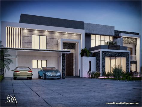 Modern Villa House Full Project Behance