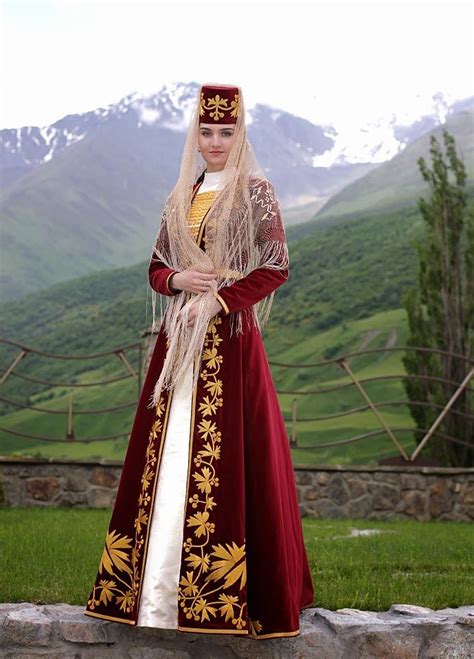 ossetia women traditional costume dancers north caucasus people traditional dresses