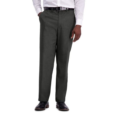 men s j m haggar premium classic fit flat front stretch suit pants medium gray texture