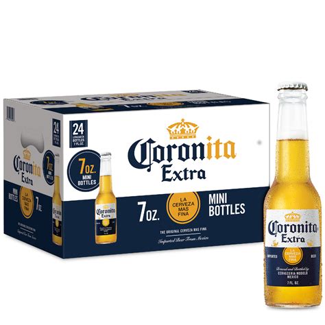 Corona Extra Coronita Lager Mexican Beer 24 Pack Beer 7 Fl Oz Mini
