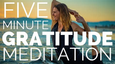 5 Minute Morning Gratitude Meditation Youtube