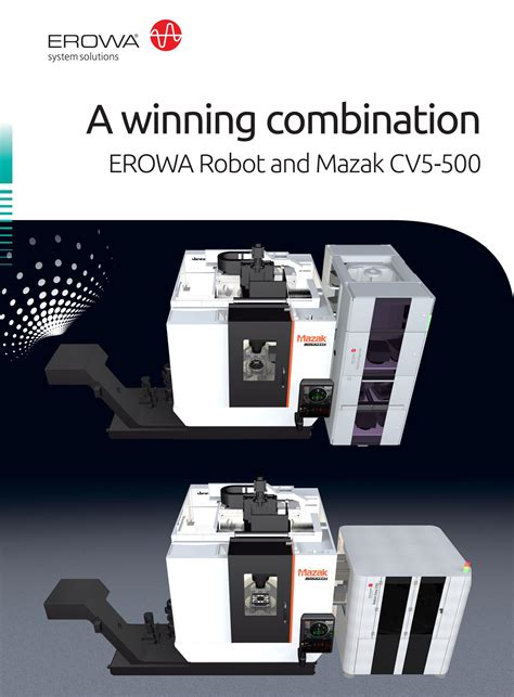 Erowa Compact 80 And Erowa Robot Easy 250 On Mazak Cv5 500 By Erowa Issuu