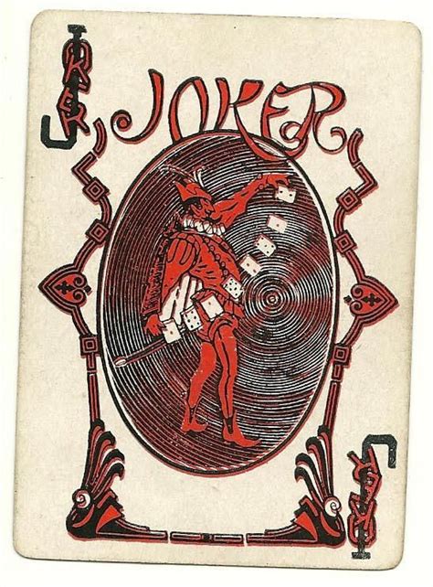 Jokers deck of card are available in the traditional variant, as well as in special packs that often have slight variations and. lovely old joker from Delands "Daisy" deck | Joker card, Joker playing card, Jokers wild