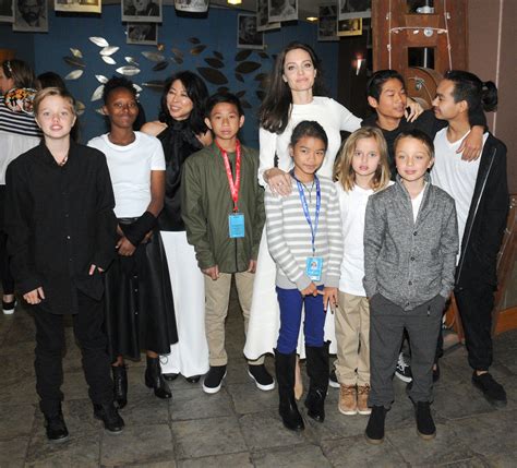Angelina Jolie Brings All 6 Of Her Children To Latest Movie Premiere