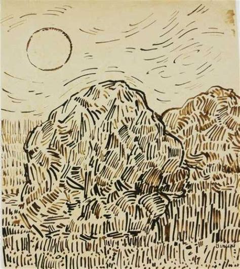 Vincent Van Gogh 1853 1890 Pen And Ink Drawing