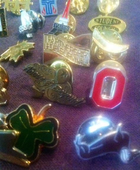 Mixed Vintage Lot Of 25 Lapel Hat Pins Vintage Mixed Pin Collection