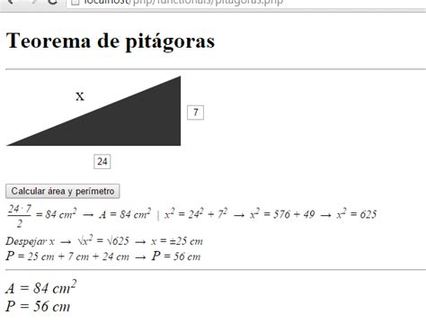 Script Que Calcula área Y Perímetro De Un Triángulo Rectángulo