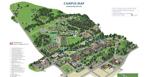 Washington And Lee Campus Map Map Quiz
