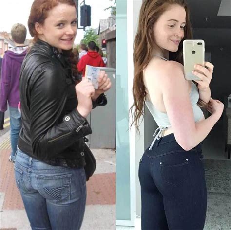 This Skinny Redhead Went From Zero Ass To A Thick Plump Tushy