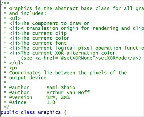 Javadoc How To