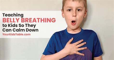 Teaching Belly Breathing To Kids So They Can Calm Down Belly