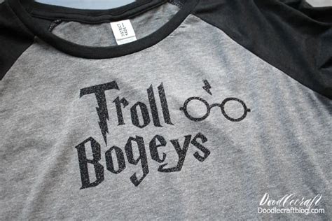 Harry Potter Raglan Shirts Using Cricut Explore Air 2