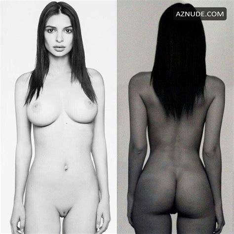 Emily Ratajkowski Nude Collage From A Photoshoot By Samuel