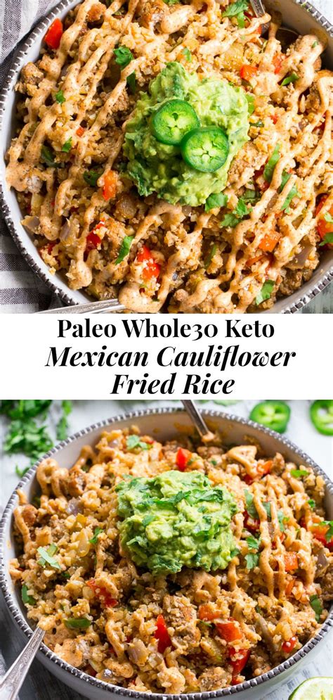 This Mexican Cauliflower Fried Rice Is Packed With Veggies Protein