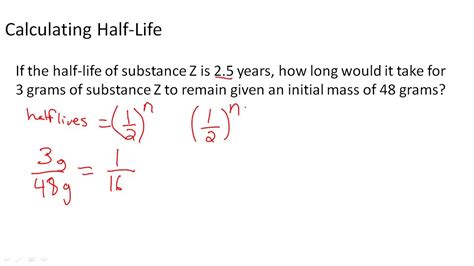 Spice Of Lyfe Half Life Formula Physics Gcse