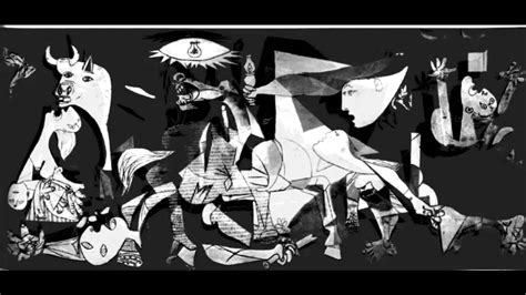 Probably picasso's most famous work, guernica is certainly his most powerful political statement, painted as an immediate reaction to the nazi's devastating casual bombing practice on the basque town of guernica during the spanish civil war. Guernica de Pablo Picasso, animation morphing - YouTube