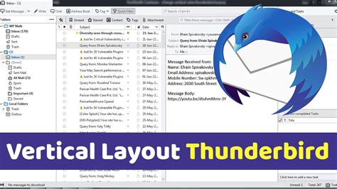 How To Change Layout In Mozilla Thunderbird Youtube