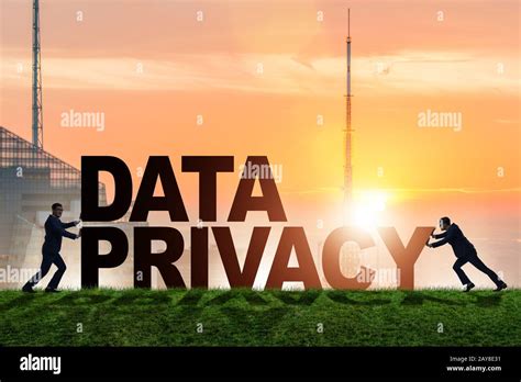 Data Privacy Concept In Modern It Technology Stock Photo Alamy