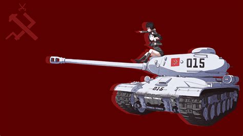 Komunisme Meme Anime Tank Propaganda Komunis Tank Kendaraan Senjata