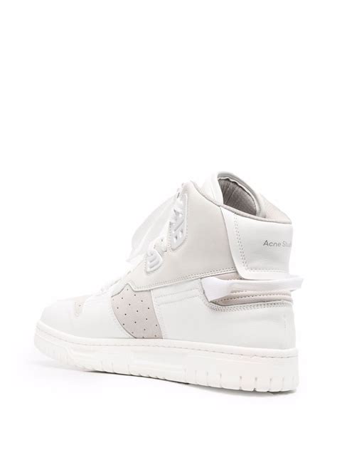 Acne Studios Panelled High Top Sneakers Farfetch