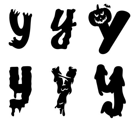 15 Best Halloween Printable Bubble Letters Y Pdf For Free At Printablee