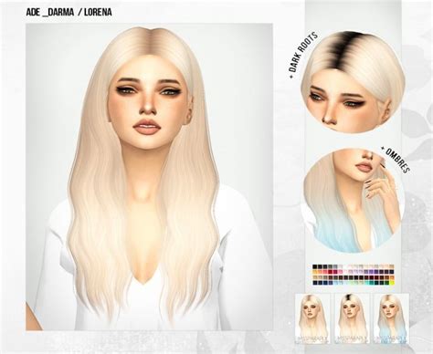 Adedarmas Lorena Hair Retexture At Miss Paraply • Sims 4 Updates