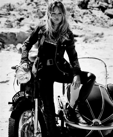 Attimi Ricordi Biker Girl Kate Moss Style Bikes Girls