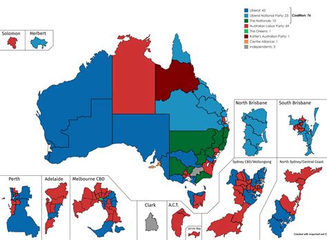 2019 Australian Federal Election Result. : MapPorn