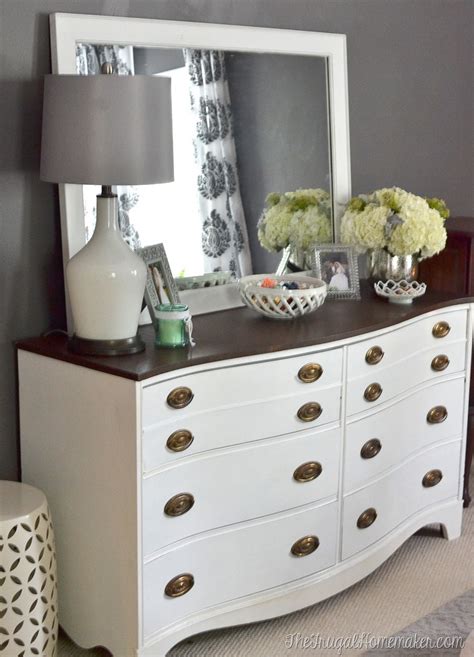 Diy mirrored furniture mirrored nightstand dresser with mirror repurposed furniture home bedroom bedroom ideas master bedroom wooden bedside table zen style. Painted Dresser and Mirror makeover (Master Bedroom furniture)