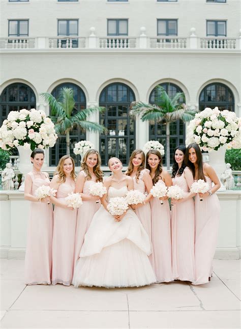 Soft Hued Spring Wedding At The Breakers In Palm Beach Florida Peach