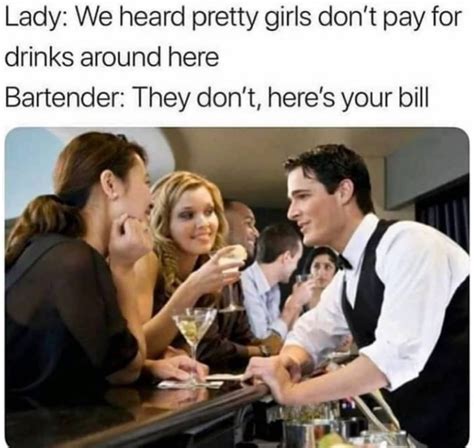 Pin By Xb On Funny Meme And Videos In 2020 Bartender Everything Funny