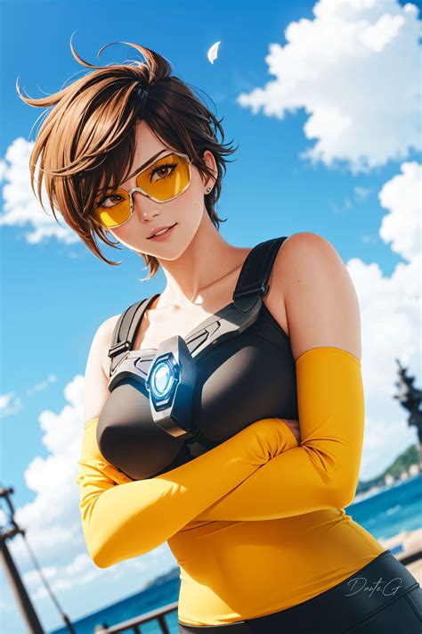 Tracer From Overwatch By Dantegonist On Deviantart